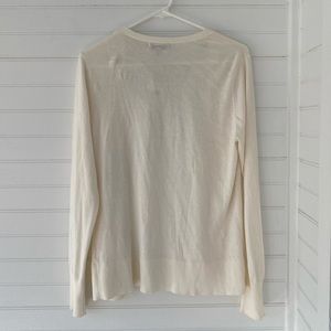 Banana Republic Woman’s White/Cream Cardigan